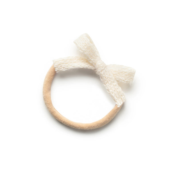 Halo Luxe Avery Ribbed Knit Baby Band - Ivory