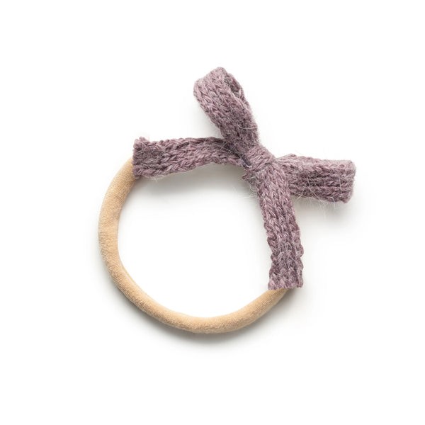 Halo Luxe Avery Ribbed Knit Baby Band - Lilac