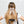 Load image into Gallery viewer, Halo Luxe Estella Tweed Pearl Trimmed Long Tail Clip - Tan/Ivory