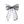 Load image into Gallery viewer, Halo Luxe Emma Organza Long Tail Clip - Black