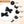 Load image into Gallery viewer, Halo Luxe Dahlia Deconstructed Grosgrain Ribbon Double Clip Set - Black