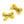 Load image into Gallery viewer, Halo Luxe Dahlia Deconstructed Grosgrain Ribbon Double Clip Set - Yellow
