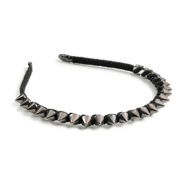 Halo Luxe Hazel Knit Rivet Headband - Black