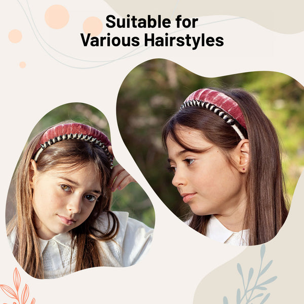 Halo Luxe Hazel Knit Rivet Headband - Oatmeal