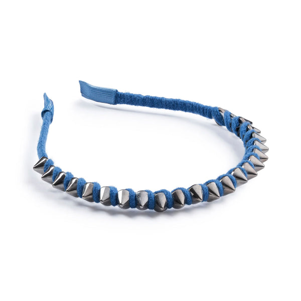 Halo Luxe Hazel Knit Rivet Headband - Royal