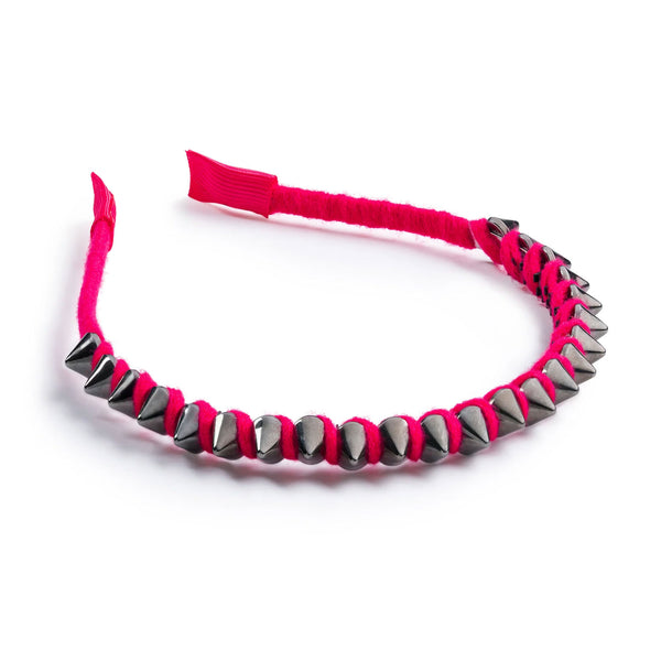Halo Luxe Hazel Knit Rivet Headband - Strawberry