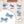 Load image into Gallery viewer, Halo Luxe Hopscotch Twill Double Clip Set - Powder Blue