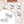 Load image into Gallery viewer, Halo Luxe Hopscotch Twill Double Clip Set - White