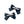 Load image into Gallery viewer, Halo Luxe Rosa Vintage Satin Double Bow Clips - Navy