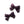 Load image into Gallery viewer, Halo Luxe Rosa Vintage Satin Double Bow Clips - Plum