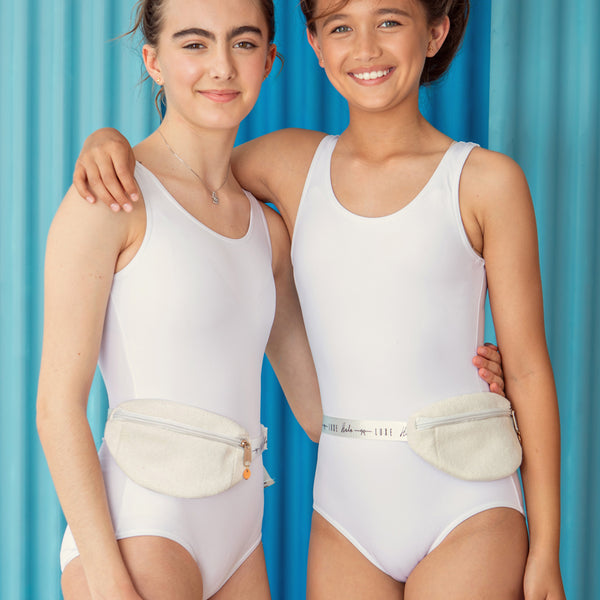 Halo Luxe Terry Belt Bag - Ivory