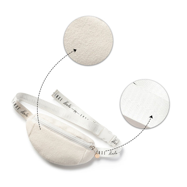 Halo Luxe Terry Belt Bag - Ivory