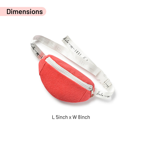 Halo Luxe Terry Belt Bag - Strawberry