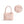 Load image into Gallery viewer, Halo Luxe Bow Logo Terry Resort Tote Bag - Rose