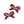 Load image into Gallery viewer, Halo Luxe Juliana Textured Knit Double Clip - Ruby