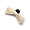Halo Luxe Laura Velvet Bow Large Claw Clip - Ivory