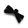Halo Luxe Laura Velvet Bow Large Claw Clip - Black