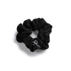 Halo Luxe Marshmallow Signature Bow Logo Scrunchie - Black