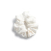 Marshmallow Signature Bow Logo Scrunchie - White
