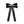 Load image into Gallery viewer, Black bow hair clip on a white background