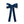Load image into Gallery viewer, Blue bow hair clip on a white background