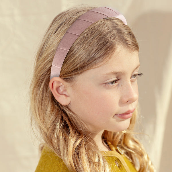 Halo Luxe Scarlett Suede Headband - Rose