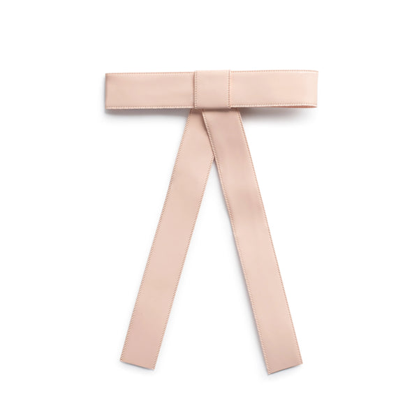 Halo Luxe Taffy Patent Leather Bow Clip - Blush