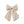 Load image into Gallery viewer, Beige bow with small embellishments on a white background