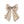 Load image into Gallery viewer, Beige bow hair clip with rhinestone details on a white background
