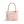 Load image into Gallery viewer, Pink tote bag with a white bow design on a white background