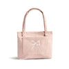 Halo Luxe Bow Logo Terry Resort Tote Bag - Rose