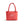 Load image into Gallery viewer, pink tote bag with a white bow design of haloluxe branding in centre