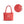 Load image into Gallery viewer, Halo Luxe Bow Logo Terry Resort Tote Bag - Strawberry