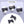 Load image into Gallery viewer, Halo Luxe Clara Tweed Double Clip Set - Eggplant