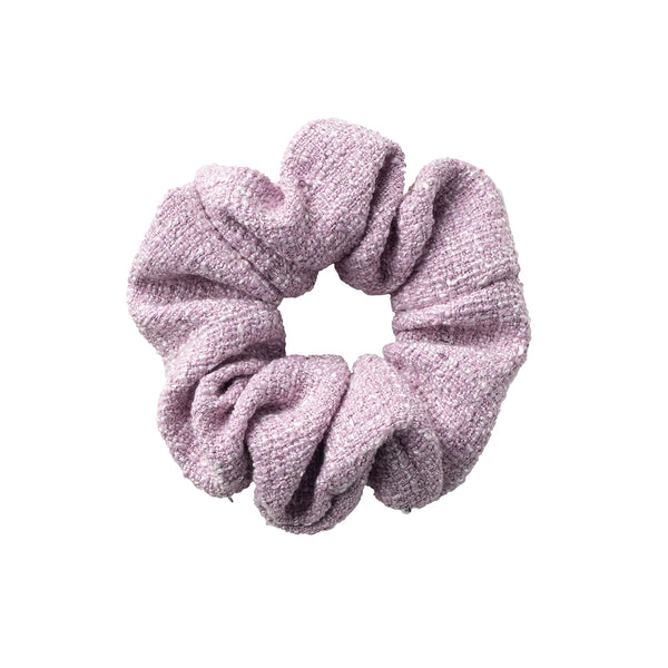 Halo Luxe Clara Tweed Scrunchie - Lavender