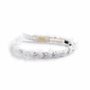 Halo Luxe Coco Silver Chain Headband - White Denim