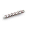 Halo Luxe Crystal Satin Clip - Mauve