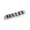 Halo Luxe Crystal Satin Clip - Black