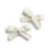 Halo Luxe Dahlia Deconstructed Grosgrain Ribbon Double Clip Set - Ivory