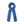 Load image into Gallery viewer, Halo Luxe Avery Ribbed Knit Long Tail Scrunchie - Cobalt