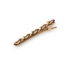 Halo Luxe Coco Gold Chain Clip - Chocolate