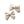 Load image into Gallery viewer, Halo Luxe Rosa Vintage Satin Double Bow Clips - Champagne