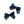 Load image into Gallery viewer, Halo Luxe Rosa Vintage Satin Double Bow Clips - Navy