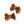 Load image into Gallery viewer, Halo Luxe Rosette Velvet Double Clip Set - Caramel