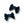 Load image into Gallery viewer, Halo Luxe Rosette Velvet Double Clip Set - Navy
