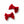 Load image into Gallery viewer, Halo Luxe Rosette Velvet Double Clip Set - Red