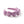 Load image into Gallery viewer, Lavender velvet headband for girls with hand-crafted rosettes & rubberized teeth