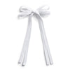 Halo Luxe Hopscotch Twill Long Tail Clip - White