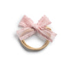 Halo Luxe Mae Lattice Lace Baby Headband - Ballet Slipper