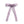 Load image into Gallery viewer, Halo Luxe Mae Lattice Lace Long Tail Clip - Lavender